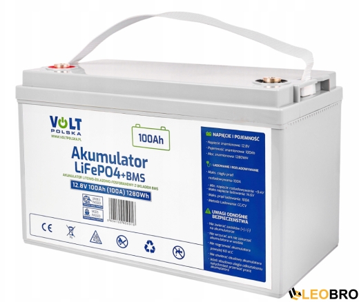 Аварійний комплект живлення Volt Polska SINUS PRO 1100 E PLUS 12/230V 700/1100W + Акумулятор LiFePo4 12.8V 100 Ah - 3