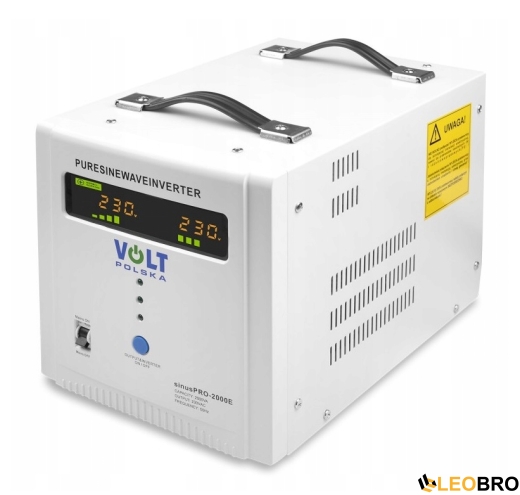УЦІНКА! Гібридний ДБЖ/інвертор Volt Polska SINUS PRO 2000 E 12/230V 1250/2000W (3SP092012E) - 1