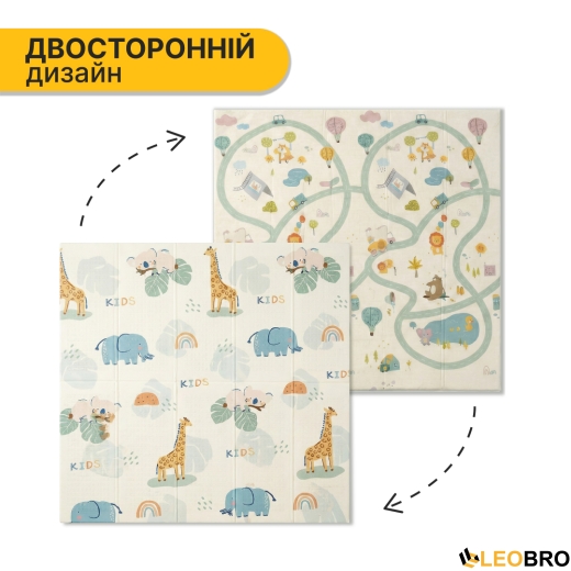Дитячий ігровий килимок LEOBRO 150 x 180 x 1 см (LB-1011) - 4