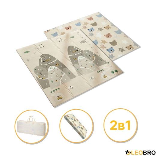 Дитячий ігровий килимок LEOBRO 150 x 180 x 1 см (LB-1015) - 1