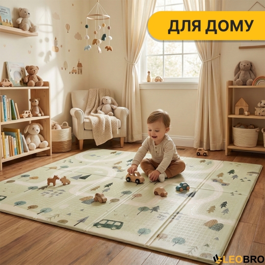 Дитячий ігровий килимок LEOBRO 150 x 200 x 1 см (LB-1022) - 7