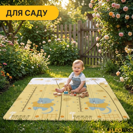 Дитячий ігровий килимок LEOBRO 150 x 200 x 1 см (LB-1023) - 8