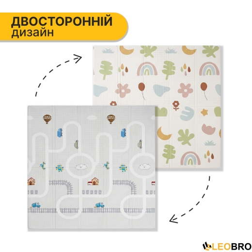 Детский игровой коврик LEOBRO 150 x 200 x 1 см (LB-1027) - 3