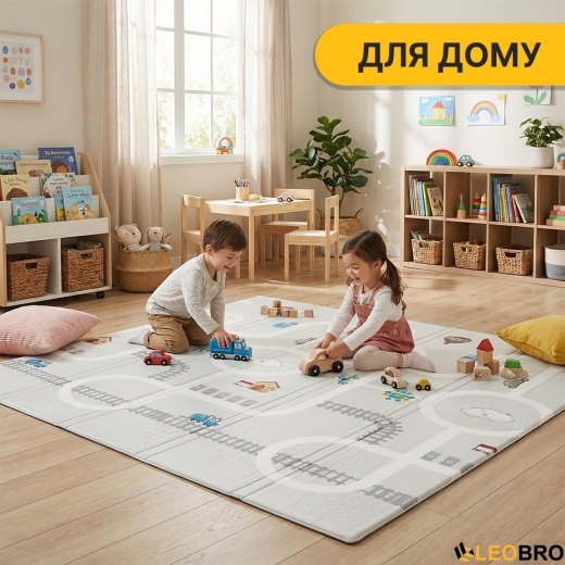 Детский игровой коврик LEOBRO 150 x 200 x 1 см (LB-1027) - 7