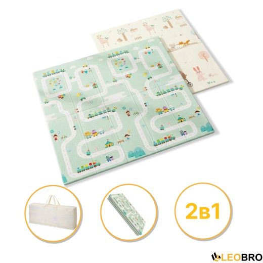 Детский игровой коврик LEOBRO 150 x 200 x 1 см (LB-1028) - 1