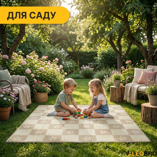 Дитячий ігровий килимок LEOBRO 180 x 200 x 1 см (LB-1032) - 8