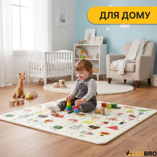 Детский игровой коврик LEOBRO 180 x 200 x 1 см (LB-1033) (LB-1033) - 7