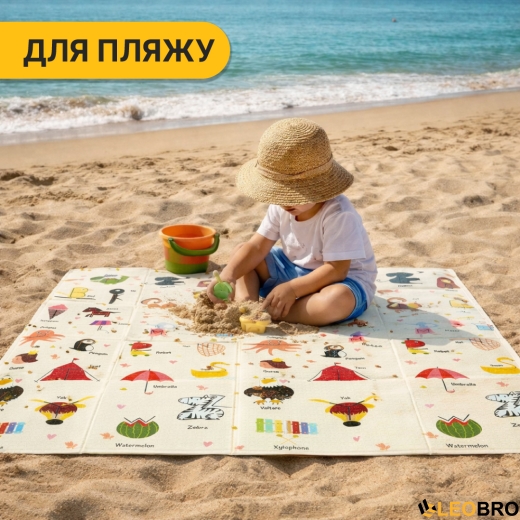 Детский игровой коврик LEOBRO 180 x 200 x 1 см (LB-1033) (LB-1033) - 9