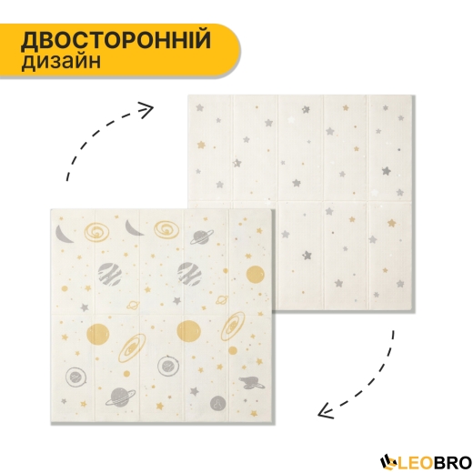 Дитячий ігровий килимок LEOBRO 180 x 200 x 1 см (LB-1036) - 3
