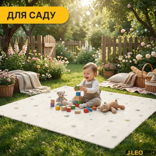 Дитячий ігровий килимок LEOBRO 180 x 200 x 1 см (LB-1036) - 8