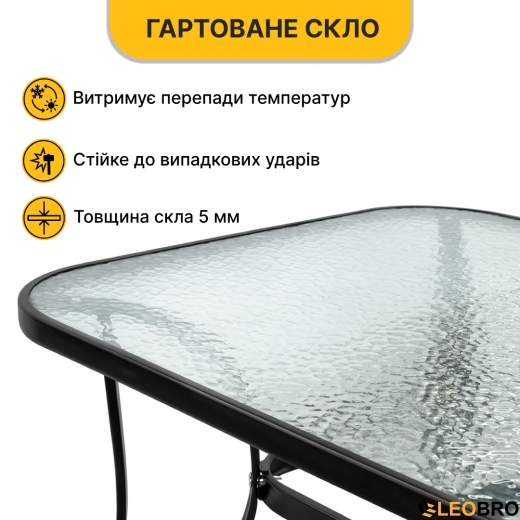 Комплект садовой мебели LEOBRO Comfort 4 кресла + большой столик (LB-1055) - 11