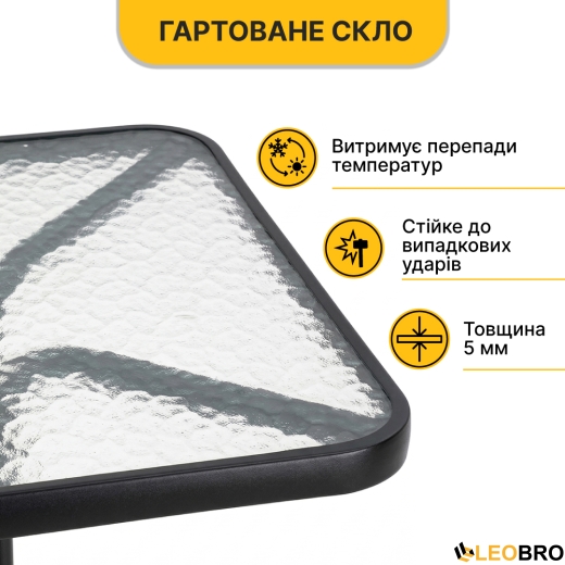 Комплект садовой мебели LEOBRO Comfort 2 кресла + прямоугольный столик (LB-1053) - 12