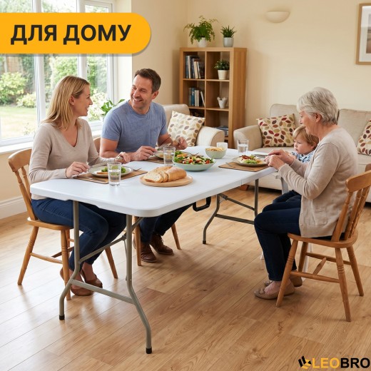 Розкладний туристичний стіл LEOBRO Tourismo 180 x 70 см (LB-1061) - 6
