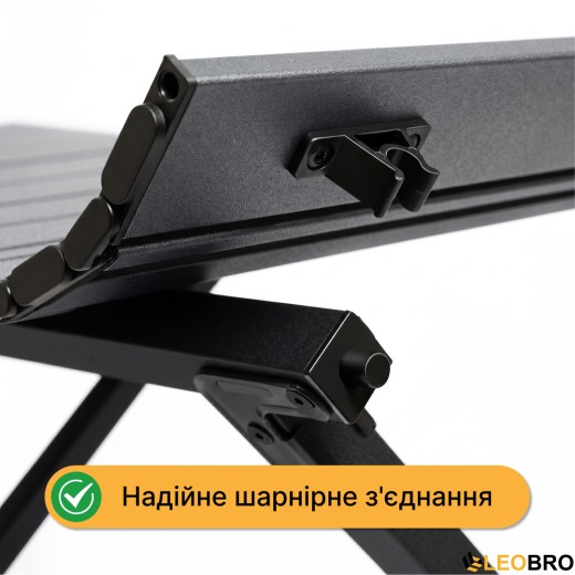 Раскладной туристический стол LEOBRO Camp Black M (LB-1066) раскладной туристический стол LEOBRO Camp Black M (LB-1066) - 5
