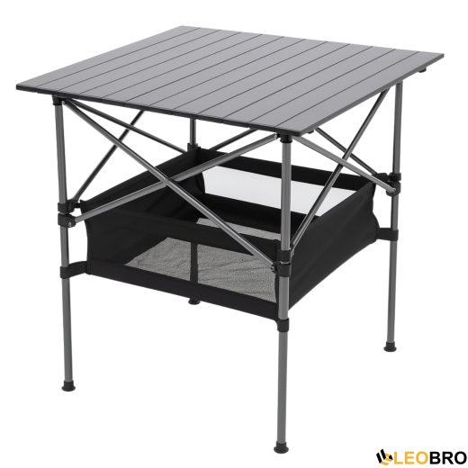 Розкладний туристичний стіл для пікніка LEOBRO 52x52x50 см (LB-1116) - 1