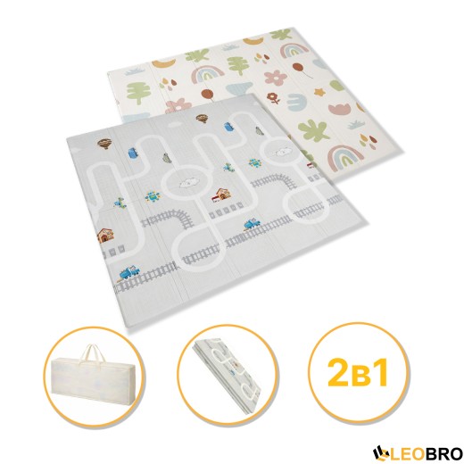 Детский игровой коврик LEOBRO 180 x 200 x 1 см (LB-1037) - 1