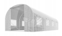 Садова теплиця з вікнами Plonos 13,5m2 Біла = 450х300х200 см (4975) - 2