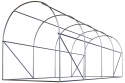 Садова теплиця з вікнами Plonos 10m2 = 400х250х200 см (Біла) (4974) - 3