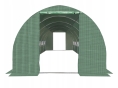 Садова теплиця з вікнами з наскрізним проходом Plonos 10m2 Зелена = 250х400х200 см (4973) - 3