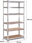 Стелаж Humberg 222 х 110 х 50 см (HR-815) - 3