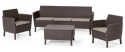 Комплект садових меблів Keter SALEMO 3 Brown (2342) - 1