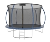 Батут із внутрішньою захисною сіткою 252 см LEOBRO Premium Pro 8FT BLUE - 1