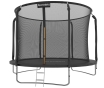 Батут із внутрішньою захисною сіткою 312 см LEOBRO Premium 10FT BLACK - 1