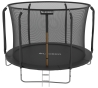 Батут із внутрішньою захисною сіткою 312 см LEOBRO Premium 10FT BLACK - 4