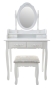 Косметичний туалетний столик з табуретом FUNFIT White (2781) - 3