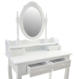 Косметичний туалетний столик з табуретом FUNFIT White (2781) - 5