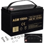 AGM Акумулятор 100Ah 12V VOLT VRLA (6AKUXAG100) - 1