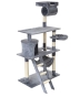Когтеточка пятиуровневая с гамаком FunFit home&office (Сера) (1950) - 3