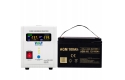 Гибридный ИБП/инвертор Volt Polska SINUS PRO 500E + Аккумулятор AGM Volt 12V 100Ah - 1