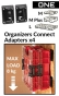 Кріплення на ящик Qbrick System ONE Organizers Connect Adapters 4шт (5901238257240) - 2