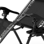 Раскладное кресло шезлонг Zero Gravity LEOBRO Чёрное - 2