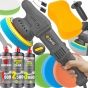 Полірувальна машинка MAJSTER MP0445 1,6KW + 4 насадки + полірувальна паста MENZERNA - 3