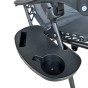Розкладне крісло шезлонг Zero Gravity LEOBRO Чорне - 3