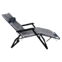 Розкладне крісло ліжко з подушкою LEOBRO Темно-сіре - 5