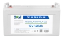 Гелевий Акумулятор 140Ah 12V VOLT GEL VPRO SOLAR (6AKUGEL140) - 2