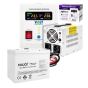Аварійний комплект Volt Polska SINUS PRO 500 E 12/230V 350/500W + Акумулятор гелевий 4SUN MAXX GEL 85 Ah - 1