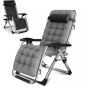 Розкладне крісло шезлонг LEOBRO Сірий (HT-167E2 Grey) - 9