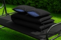 Велика гойдалка з подушками LEOBRO Luxury Black - 3