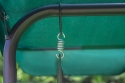 Велика гойдалка з подушками LEOBRO Luxury Green - 4