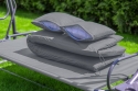 Велика гойдалка з подушками LEOBRO Luxury Grey - 5