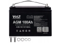 Гібридний ДБЖ/інвертор Volt Polska SINUS PRO 2000 S 24/230V 1400/2000W + 2 шт Акумулятор VOLT VRLA 100Ah 12V - 5