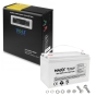 Комплект Volt Polska SINUS PRO 800 W 12/230V 500/800W + Акумулятор гелевий 4SUN MAXX GEL 100 Ah - 1