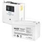 Комплект Volt Polska SINUS PRO 1500S 12/230V 1050/1500W + Акумулятор гелевий 4SUN MAXX GEL 120 Ah - 1