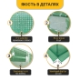 Усиленная садовая теплица парник LEOBRO Garden 10м2 Green (LB-10M25) - 3
