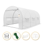 Посилена садова теплиця парник LEOBRO Garden 10м2 White (LB-10M25W) - 1