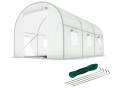 Посилена садова теплиця парник LEOBRO Garden 10м2 White (LB-10M25W) - 1